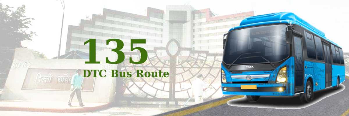 135 DTC Bus Route – Timings: Narela Terminal – Delhi Sachivalaya