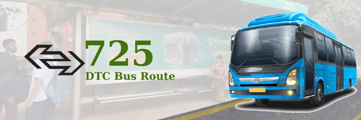 725 DTC Bus Route – Timings: Mehrauli Terminal – Inder Puri (Krishi Kunj)