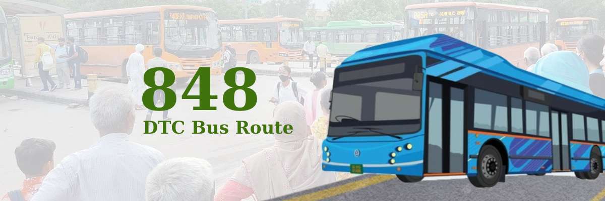 848 DTC Bus Route – Timings: Tilak Nagar Terminal – Bakkargarh Border
