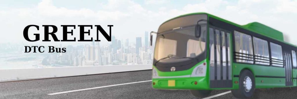 green dtc bus